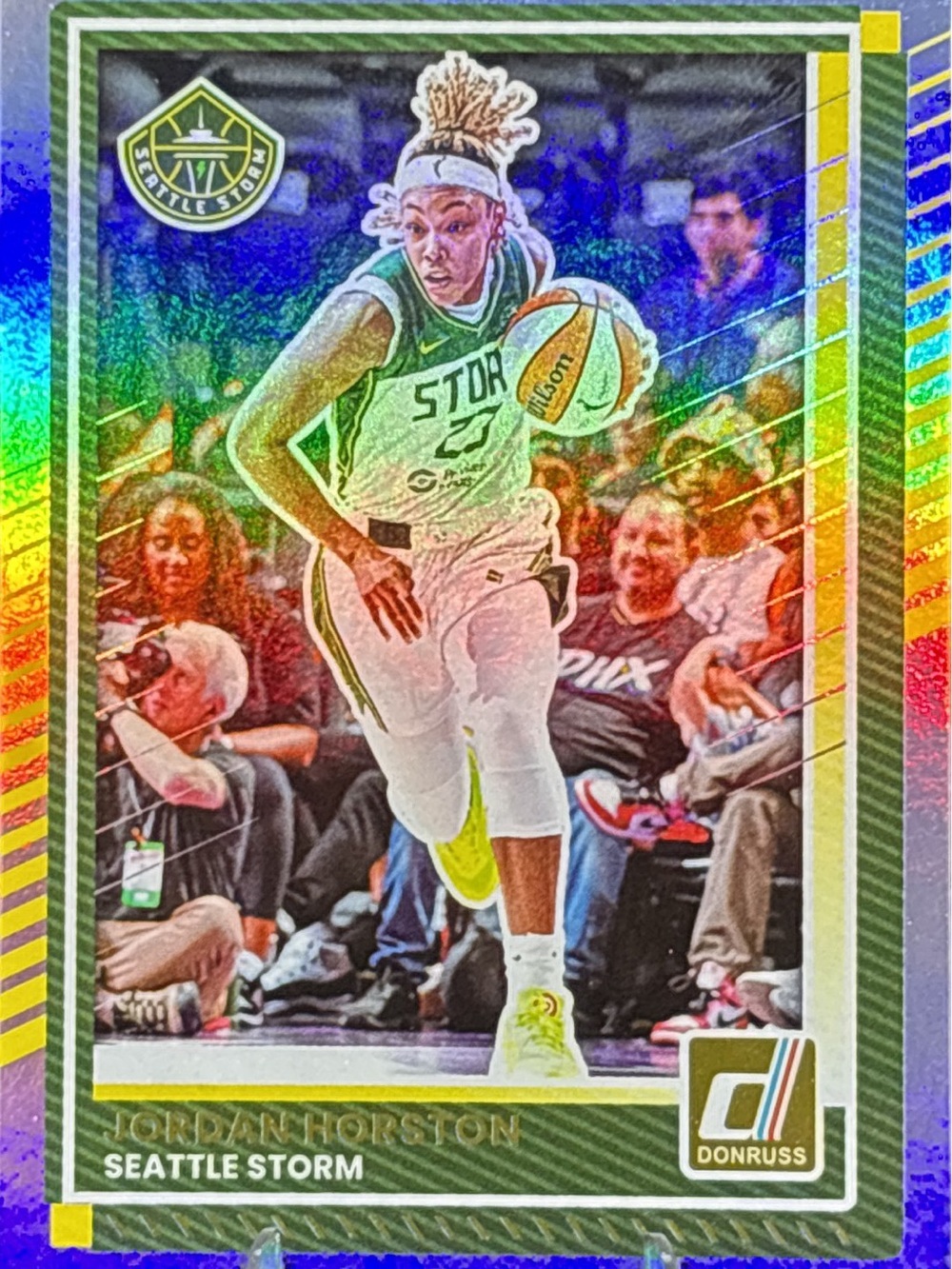 Panini Donruss Jordan Horston Seattle Storm Holo Prizm Basketball Card